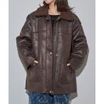  мутоновое пальто боа пальто [MAISON BREEZE reveur] двусторонний F мутоновое пальто trc женский 