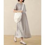 ワンピース ドロップショルダーロングワンピース