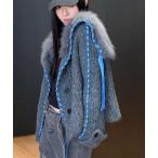 ショッピングニットタイ ニット セーター 「4色展開」水手襟風ファーニットカーディガン／リボンタイ付き2WAY レディース