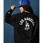 ショッピングプリント トレーナー スウェット 「FANATICS/ファナティクス」 別注 MLBロゴ バックプリントスウェット レディース メンズ