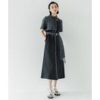 ショッピングミモレ丈 「UNITED TOKYO」 シャツワンピース 2 ブラック レディース