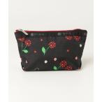 「LeSportsac」 花柄ポーチ - ブラック レディース