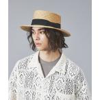「ABAHOUSE」 「Ruben」ストローハット フリー ベージュ系その他3 メンズ