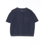 [THE NORTH FACE PURPLE LABEL] вышивка короткий рукав футболка WS темно-синий мужской 