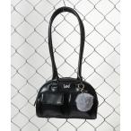 ショッピングlee ボストンバッグ Lee（リー）しっぽチャーム付 2ポケット フェイクレザーボストンバッグ レディース レディース