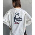 tシャツ 「WEB限定」「CHUMS/チャムス」 BOOBY LOGO バックプリント ロングスリーブTシャツ レディース メンズ