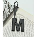 ショッピングイニシャル チャーム DRAW(ドロー) /ビーガンレザー イニシャルチャーム 「M」大文字タイプ レディース