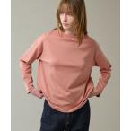 tシャツ handvaerk | 60/2 ボトルネック長袖Tシャツ WOMEN レディース