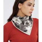 ストール マフラー レイヤーフィオーレシルクスクエアスカーフ レディース