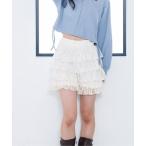 ショッピングアルジー パンツ レースフリルキュロット キッズ 子供服 女の子