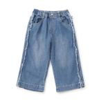 ショッピングセラフ パンツ 「ジュニア対応」フリンジ付きデニム キッズ 子供服 男の子 女の子