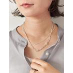 ネックレス スライドチェーンネックレス レディース