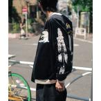スカジャン 「HOUSTON/ヒューストン」VELVETEEN SOUVENIR JACKET TIGER ALASKA 51521 51522 メン