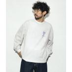 ショッピングプリント tシャツ Firsthand/ファーストハンド リラックスフィット ケミカルプリント ロンT メンズ