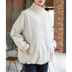 ブルゾン アウター 「非フッ素撥水加工」裏フリーススタンド レディース