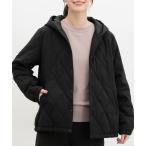 ショッピングブルゾン ブルゾン アウター 「非フッ素撥水加工」フードライトブルゾン レディース