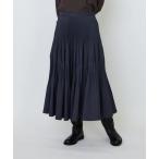 ショッピングミモレ丈 スカート エステルガンクラブチェックティアードプリーツスカート