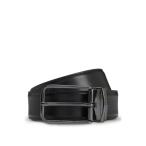  ремень двусторонний итальянский кожаный ремень Logo петля мужской 