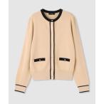 カーディガン ハイショクポケットクルーカーディガン レディース