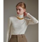 ショッピングタートル ニット セーター 「LOULOU WILLOUGHBY」ハーフチューブラータートルプルオーバー レディース