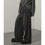 ショッピングコーデュロイ パンツ 「Alfred Alex」ヴィンテージ加工ピグメント コーデュロイワイドパンツ「セットアップ対応」 メンズ レディース