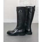 ブーツ 「INTER-CHAUSSURES」ラウンドトウトラックソールロングブーツ(I53212) レディース