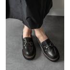 ショッピング厚底 ローファー 「INTER-CHAUSSURES」撥水厚底ビットローファー(I51616) レディース