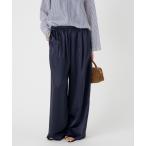 パンツ ダブルサテンイージーパンツ レディース