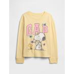 ショッピングスヌーピー tシャツ Gapkids | ピーナッツ オーバーサイズ Gapロゴ Tシャツ キッズ 子供服 女の子
