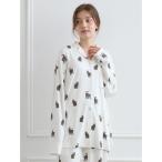 パジャマ ルームウェア 「HALLOWEEN」CAT総柄シャツ レディース