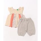 セットアップ パッチワークスーツ キッズ 子供服 女の子