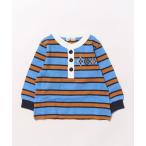 tシャツ 二双天竺長袖ラガーシャツ キッズ 子供服 男の子 女の子