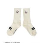 靴下 「HELLO KITTY」LINGERIE RIB ソックス レディース