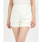 パンツ スリットショートパンツ レディース