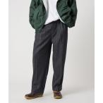  слаксы [Steven Alan] шерсть flano in two плиссировать платье брюки мужской 