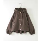 ブルゾン アウター 「親子コーデ」ピケ比翼フレアマンパジャケット（110~160cm） キッズ 子供服 女の子