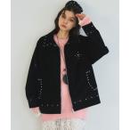 ショッピングスタッズ コート アウター 「ZOZO限定」SUEDE STUDS JACKET/スエードスタッズジャケット レディース