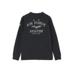 tシャツ HONEYCOMB WAFFLE USAF L/S T-SHIRT / ハニーコンビワッフル USAF 長袖Tシャツ / AVIREX /
