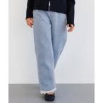 パンツ キッズ　デニム裾レースパンツ キッズ 子供服 女の子