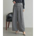 パンツ ツイードフリンジパンツ レディース