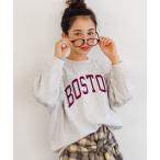 トレーナー  キッズ 親子お揃いTースウェット ワッペンビッグシルエット キッズ 子供服 男の子 女の子