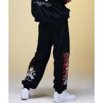 ショッピングed スウェットパンツ ジャージ A'GEM/9 × .kom 「A'GEM/9/エージェムナイン」Ed Hardy カラーエンジェルスウェットパンツ(1) メ