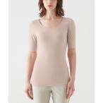 インナーシャツ 肌着 「CM放映中」ファイヤーアセドロン 吸湿発熱素材であたたかい 5分袖インナー 冬の汗冷えどこへやら レディース