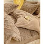  bed постельные принадлежности [25 год осень-зима новый продукт ][3 позиций комплект ] кабель рисунок флис нежный чехол на футон 