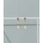 イヤリング トリプルビジューイヤリング レディース