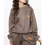 トレーナー スウェット スウェード ライン ロゴ トレーナー メンズ レディース