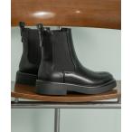 ブーツ 「Round About」プルストラップサイドゴアショートブーツ(453002) レディース