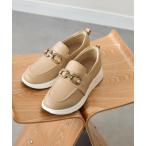 スニーカー 「Round About」メタル飾りローファースニーカー(455002) レディース