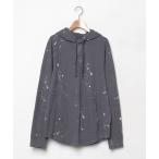 「Abercrombie&Fitch」 プルオーバーパーカー M グレー メンズ