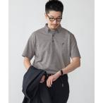 「SHIPS」 半袖ポロシャツ MEDIUM ダークグレー メンズ